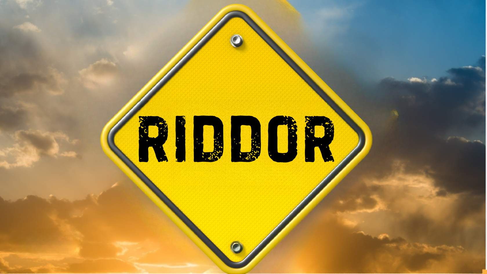 Introduction to RIDDOR